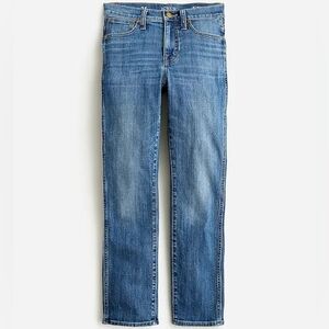 J. Crew "9" Rise Vintage Slim Straight" Medium Wash Blue Denim Jeans, 26